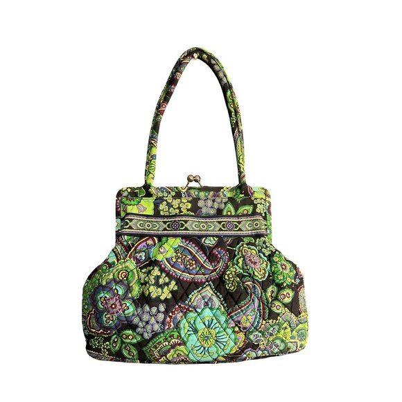 Vera Bradley Blue Rhapsody Kiss Lock Shoulder Bag - Picture 10 of 10